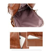 Bolso de cuero suave de gran capacidad para mujer, mochila informal de calle, versión coreana, nueva moda - details 14