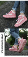 Botas de senderismo tobilleras de marca para niños, zapatillas de senderismo antideslizantes, calzado de escalada de montaña al aire libre, calzado deportivo Unisex para niños - details 27