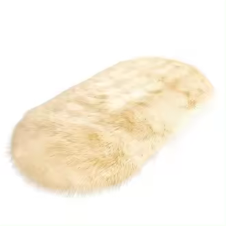 Decoración creativa para el hogar: cojín de alfombra similar a la lana para sofá de sala de estar, almohadilla antifrío para pies para dormitorio, almohadilla antideslizante para baño, duradera y resistente a las manchas en estilo europeo - 1