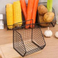 Soporte de pared para frutas y verduras, cebolla o condimentos, especias, estante de iluminación de una sola capa, organizador - details 10
