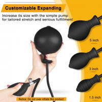 Dispositivo de dilatación Anal, expansor Anal inflable, dispositivo de patio trasero, tapón Anal inflable, suministros para adultos - details 4