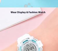 Reloj Electrónico SHUNWAY Impermeable Reloj de Alarma Luminoso para Deportes de Estudiantes y Niños - details 11