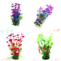 Hierba Artificial de plástico para acuario, decoración de gran criatura, adorno de flores, accesorios acuáticos - details 11