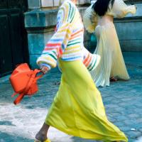 Suéter a rayas para mujer, Jersey holgado con cuello redondo - details 4