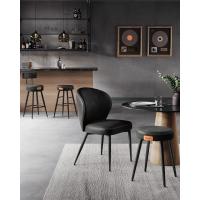 Juego de 2 Taburetes de Bar Taburetes de Cocina, Taburetes de Desayuno, Cuero Sintético con Costuras 76,2 cm de Alto, Silla Comedor, Fácil Montaje, Negro - details 25