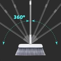 2 unids/set de escoba y pala plegables, juego de cepillo y cacerola para polvo vertical, rotación de 180 grados, cepillo suave para suelo sin polvo para el hogar - details 6