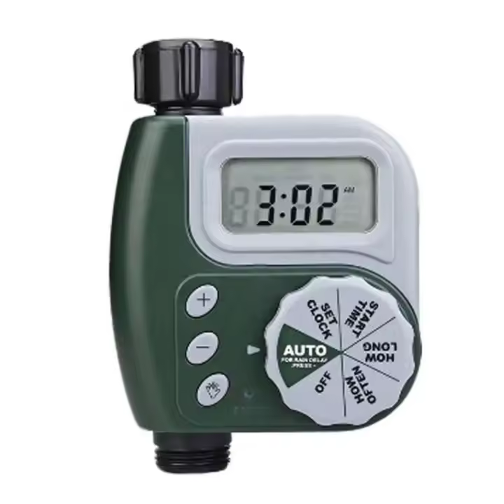 Controlador de riego automático, pantalla digital, temporizador de manguera electrónico programable, temporizador de boquilla multifuncional duradero - 1