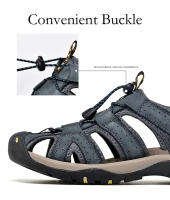 Sandalias de verano para hombre, nuevas sandalias de cuero genuino, zapatos de cuero transpirables para hombre, sandalias de playa, sandalias suaves de marca para exteriores para hombre, sandalias romanas - details 6