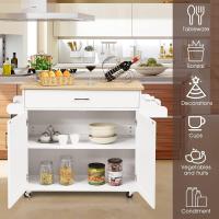 Cocina, Armario de Cocina con Toallero y Estante para Especias, Cajón Grande y Estante Ajustable, - details 3
