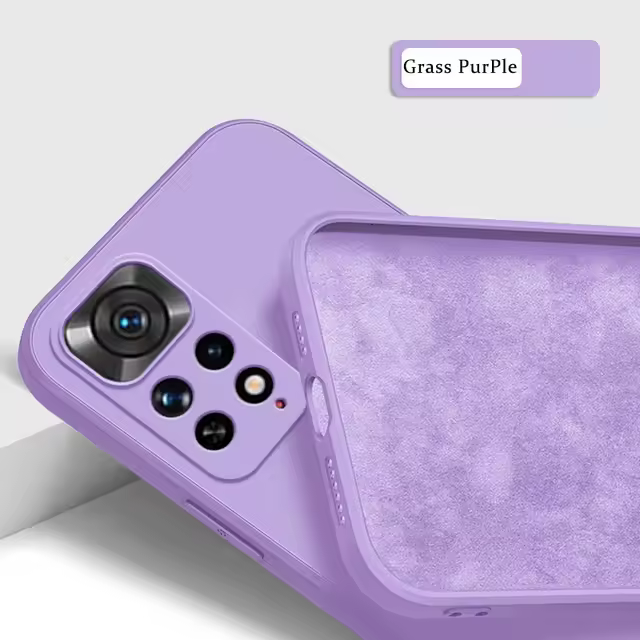 Funda de Silicona Líquida para Teléfono Xiaomi Redmi Note Compatible con Varias Series - 1