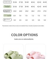 Nuevo hogar antideslizante zapatillas de las mujeres de verano casa interior cómodo fondo grueso hueco baño fresco zapatillas - details 11