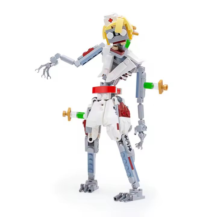 Modelo de enfermera zombie para Halloween 214 piezas Juguetes y bloques de construcción MOC Build para mayores de edad - 1