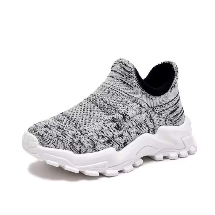 Zapatos antideslizantes transpirables para niños y niñas de punto ligero de malla para niños - 1