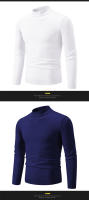 Suéter Casual de Hombre Primavera Moda Básica Sólida Cuello Mock Ajustado Comodidad Tejido de Otoño para Mujeres Material Exterior Viscosa - details 11