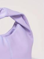 Bolso Satchel de nicho de moda para mujer, Bolso pequeño con correa trenzada, bolso clásico de Color sólido para uso diario - details 20