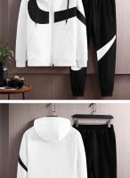 Ropa deportiva para hombre, traje informal con capucha, cárdigan para correr, conjunto de 2 piezas, Otoño e Invierno - details 21