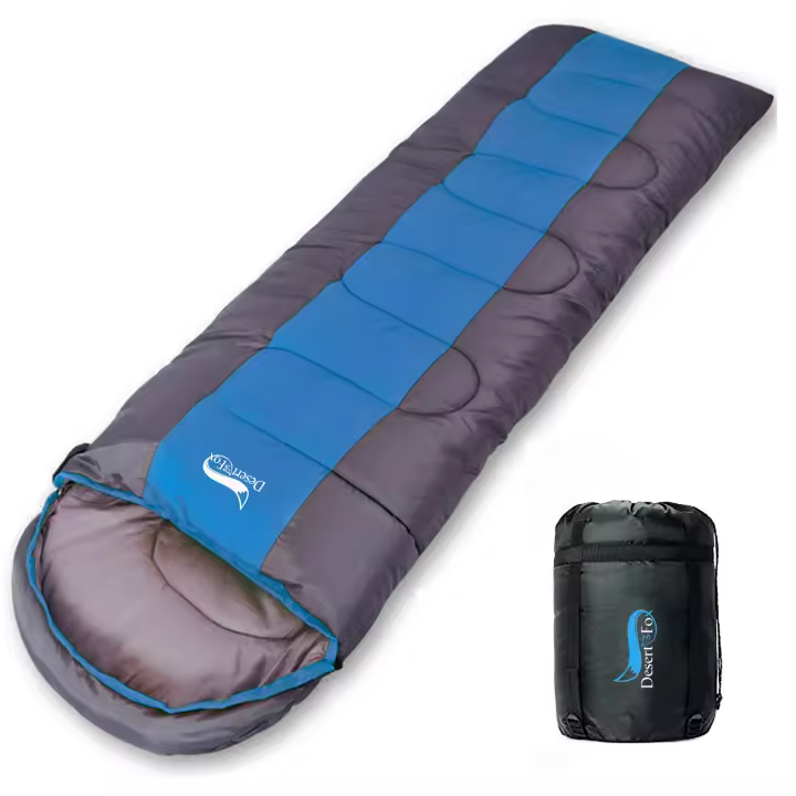 Desert & Fox-Saco de dormir Ligero para acampar, 4 alojamientos, sobre caliente y frío, Saco de dormir para mochilero, Viajes al Aire Libre, senderismo - 1