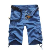 Pantalones cortos de algodón informales de camuflaje para hombre, ropa de marca, cómodos, sin cinturón, verano - details 3
