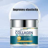 Crema de colágeno hidrata profundamente, nutre la piel para restaurar la elasticidad, brillo, hidratante, antiarrugas, envejecimiento, reduce los poros - details 7