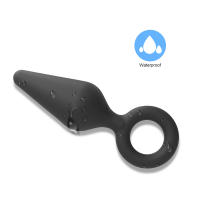 Tapón Anal de silicona para principiantes, masajeador de próstata negro impermeable, Juguetes sexuales anales para mujeres, masaje Anal para adultos - details 3