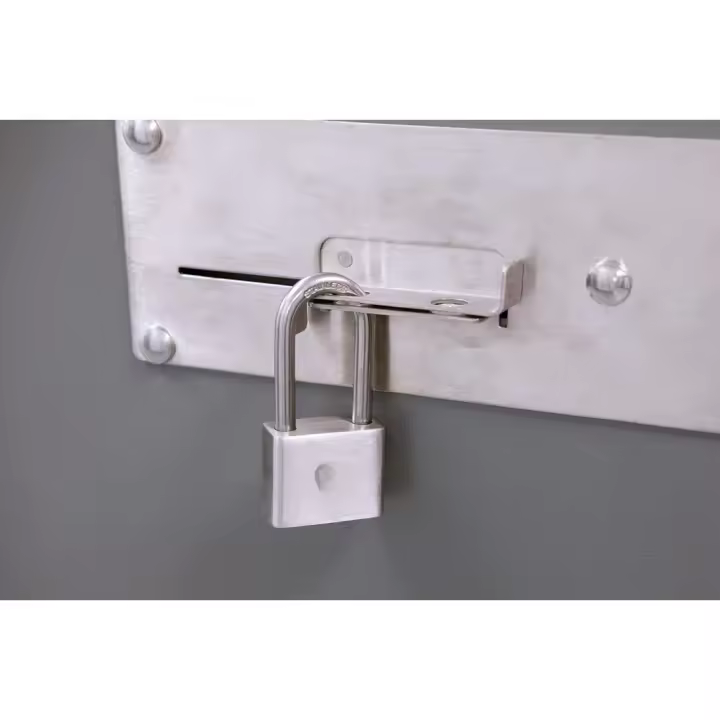 Candado resistente al agua para exteriores con 12 llaves, acero inoxidable, protección de alta seguridad, ideal para puerta o cobertizo - 1