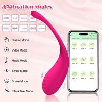 Vibrador portátil con Bluetooth para mujer, Vibrador femenino con control por aplicación, masaje vaginal, estimulador de clítoris, juguete sexual para mujer, huevo vibrador - details 2