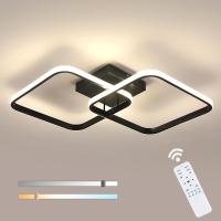 50W Plafon LED Techo Regulable, Lampara Techo con Mando a Distancia 3000K-6500K 59cm, Moderno Lamparas de Techo Salon Cuadrado para Dormitorio Salon Baño Cocina Comedor Pasillo - details 90