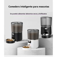 Dispensador Automático de Alimentos para Mascotas Alimentación Doble para Gatos y Perros - details 3
