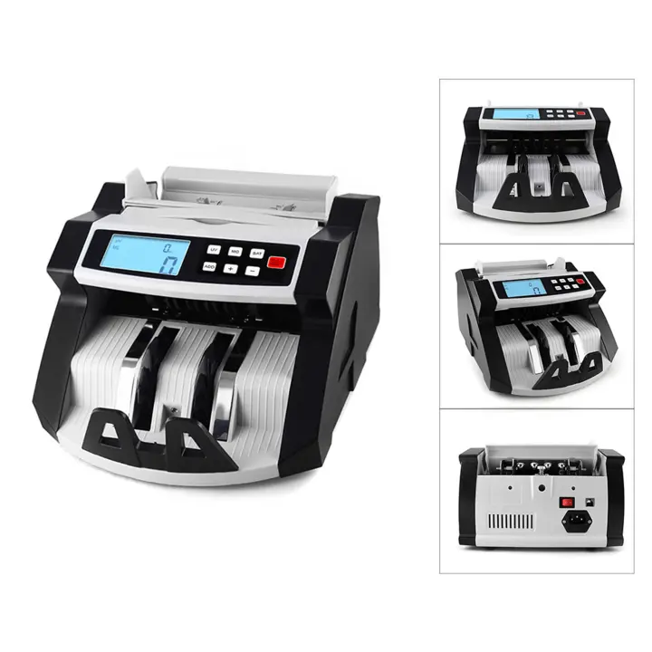 Contador de moneda extranjera con pantalla LCD, Detector de dinero falso para dólar Euro libra - 1