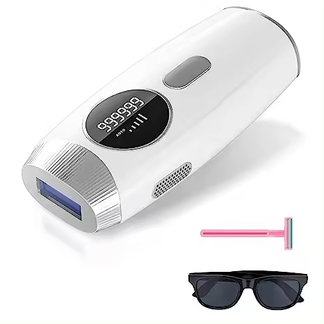 Depiladora láser de hielo para mujeres y hombres, depiladora IPL, actualización a Flash permanente 999.999 - 1