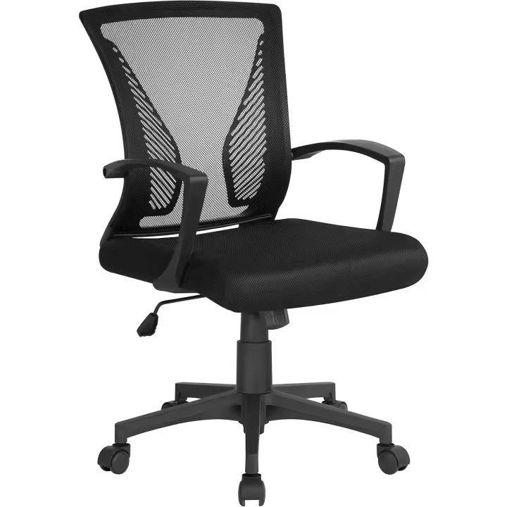 Silla de Oficina Regulable en Altura Color Multicolor de Malla Función de Mecedora - 1