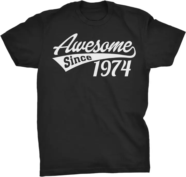 Camisa de 50 ° cumpleaños para hombre, regalo de cumpleaños impresionante desde 1974 a 50 ° - 1