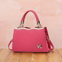 Bolso Cruzado Versátil Correa Desmontable, Herrajes Dorados, Cierre de Cremallera, Accentos Blancos y Dorados, Lazo Decorativo Ideal para Uso Casual y Profesional, Bolso de Oficina Moderno, Forro de Poliéster - details 1