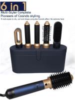 Nuevo Estilo Multi 6 en 1 Cepillo de Aire Caliente Alisador de Cabello Rizador - details 0