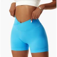 Body push-pull de gimnasio sin costuras de cintura alta para Yoga, pantalones cortos de yoga para correr y entrenar, monos deportivos para fiestas - details 0