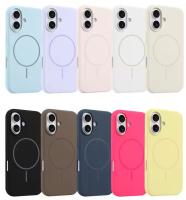 Nuevas fundas protectoras de silicona con carga inalámbrica magnética Magsafe para iPhone 16 15 14 Plus Apple 16 15 14 Pro Max - details 0