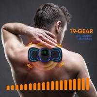 Masajeador de Cuello de Baja Frecuencia Almohadilla 5 Piezas Estimulador Muscular Eléctrico Para Alivio del Dolor de Cuello Masaje de Cuerpo y Espalda Raspado - details 2