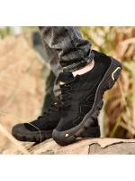 Zapatos de senderismo al aire libre para hombre, antideslizantes y resistentes al desgaste, transpirables, para deportes de ocio y viajes, de moda, talla grande. - details 0