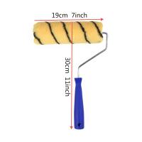 Juego de 6 fundas para rodillos de pintura, fundas para rodillos de tamaño mediano de 7 pulgadas, 5 fundas para rodillos de pintura, 1 marco para rodillos de pintura, siesta para rodillos de 1/2 pulgada, suministros profesionales de pintura para el hogar, - details 1