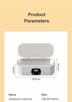 Limpiador Ultrasónico de Alta Frecuencia 400ML Ideal para Gafas y Joyas Electrodomésticos Pequeños - details 9