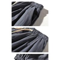 Pantalones de Verano para Hombre Finos, Informales, Versátiles 100% Algodón Puro hasta la Tobillera - details 14