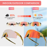 KAPVOE-gafas de sol fotocromáticas para ciclismo, lentes deportivas para bicicleta de montaña, color rojo o azul, para hombre - details 6