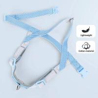 Conjunto arnés de nailon perro, correa sin tirones cachorros, chaleco mascotas con plomo caminar, ustable para perros pequeños y - details 10