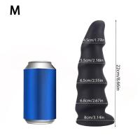 Empaquetado privado Sexy Enorme Grande Silicona Gran Dilatador Anal de Expansión Tapón Anal Suave Buttplug Masturbación Gay Juguetes Sexuales para Hombres - details 1