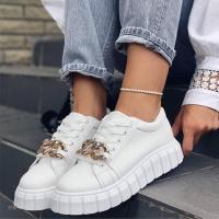 Zapatillas planas con cordones para mujer, zapatos a la moda - details 3