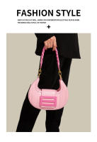Bolso tejido para axila para mujer, bolsa de sillín con dientes de Luna, diseño de nicho, novedad de 2024 - details 3