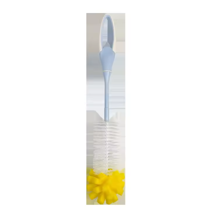 Juego de herramientas de limpieza conveniente con cabezal de esponja para cepillo de botella Pet, con función para colgar - 1
