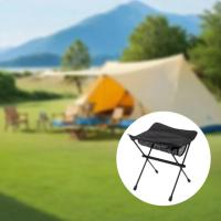 Foldable Camping Stool Fishing Chair Footrest Compact Chair Non Slip Fishing Chair for Patio Outdoor Backpacking Picnic Hiking