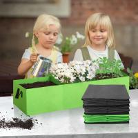 Bolsa de tela rectangular de 3 rejillas, cama de jardín elevada con asas para uso interior y exterior, ETA para plantas, patatas y verduras, - details 3