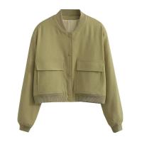 Chaqueta Bombera de Manga Larga Vintage Moda Casual para Mujeres con Bolsillos - details 9